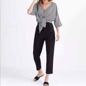 Vetta striped boyfriend shirt